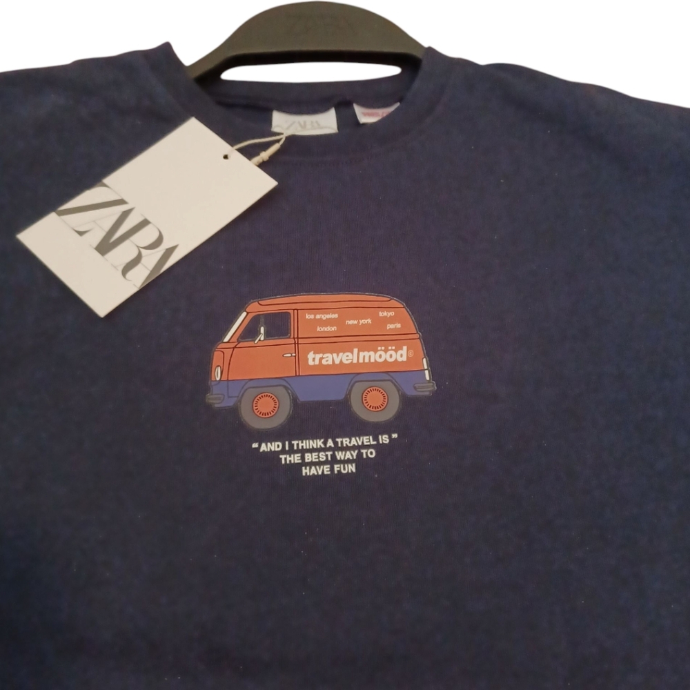 Zara Kids Blue Tee